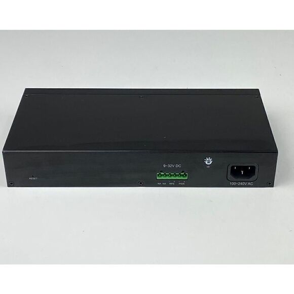 Managed 8 Port 10/100+1-Port 100Base FX Switch & Power Cord Black AO1530 - Picture 1 of 9